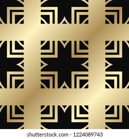 Art deco vintage seamless pattern. Retro design vector illustration