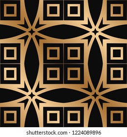 Art deco vintage seamless pattern. Retro design vector illustration