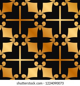 Art deco vintage seamless pattern. Retro design vector illustration