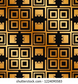 Art deco vintage seamless pattern. Retro design vector illustration