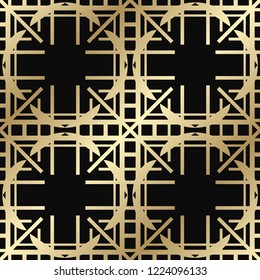 Art deco vintage seamless pattern. Retro design vector illustration