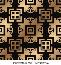 Art deco vintage seamless pattern. Retro design vector illustration