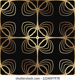 Art deco vintage seamless pattern. Retro design vector illustration