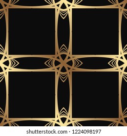 Art deco vintage seamless pattern. Retro design vector illustration