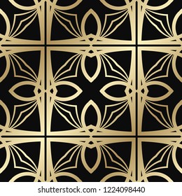 Art deco vintage seamless pattern. Retro design vector illustration