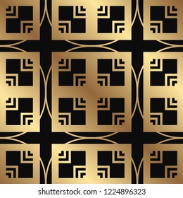 Art deco vintage seamless pattern. Retro design vector illustration