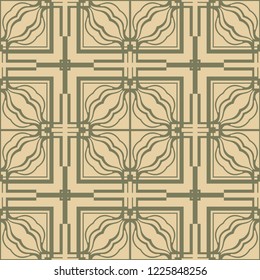 Art deco vintage seamless pattern. Retro design vector illustration