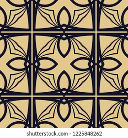 Art deco vintage seamless pattern. Retro design vector illustration