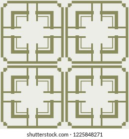 Art deco vintage seamless pattern. Retro design vector illustration