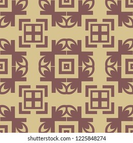 Art deco vintage seamless pattern. Retro design vector illustration