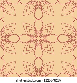 Art deco vintage seamless pattern. Retro design vector illustration