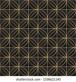 Art Deco vintage seamless pattern	