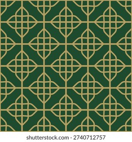art deco vintage seamless pattern. retro geometric design Traditional Islamic pattern in gold. Arabic gold frame, mosque arch isolated on black background. Muslim architectural design elements, silhouette of Moroccan border or gate. Ramadan Kareem. eps 10