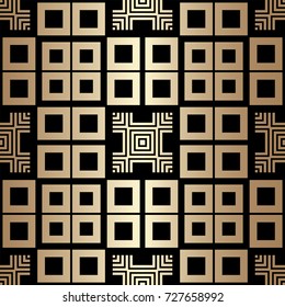 Art deco vintage seamless pattern. Template for design. Vector illustration eps10