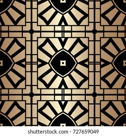 Art deco vintage seamless pattern. Template for design. Vector illustration eps10