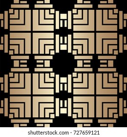 Art deco vintage seamless pattern. Template for design. Vector illustration eps10