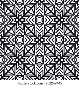 Art deco vintage seamless pattern. Template for design. Vector illustration eps10