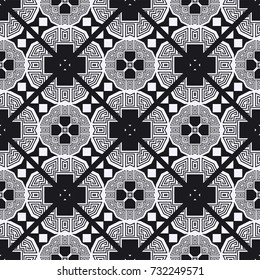 Art deco vintage seamless pattern. Template for design. Vector illustration eps10