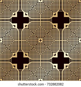 Art deco vintage seamless pattern. Template for design. Vector illustration eps10