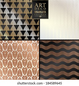 Art Deco vintage wallpaper pattern can be used for invitation, congratulation