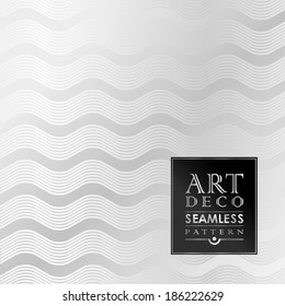 Art Deco vintage wallpaper pattern can be used for invitation, congratulation