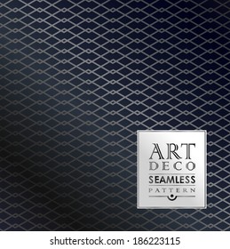 Art Deco vintage wallpaper pattern can be used for invitation, congratulation