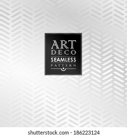 Art Deco vintage wallpaper pattern can be used for invitation, congratulation