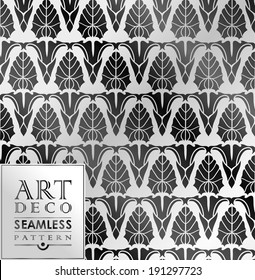 Art Deco vintage wallpaper pattern can be used for invitation, congratulation