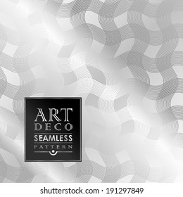 Art Deco vintage wallpaper pattern can be used for invitation, congratulation