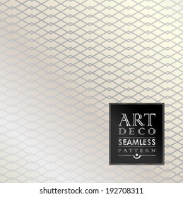 Art Deco vintage wallpaper pattern can be used for invitation, congratulation