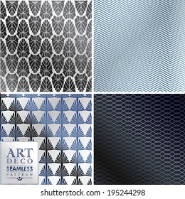 Art Deco vintage wallpaper pattern can be used for invitation, congratulation