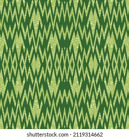 Art Deco vintage wallpaper pattern. Geometric decorative pattern Seamless abstract chevron ikat pattern,vector seamless green pattern, background with ethnic and tribal motifs, zigzag lin