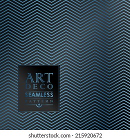 Art Deco vintage wallpaper pattern can be used for invitation, congratulation