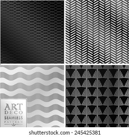Art Deco vintage wallpaper pattern can be used for invitation, congratulation