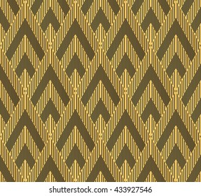 Art Deco vintage wallpaper pattern. Geometric decorative pattern