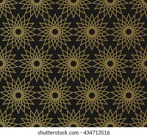 Art Deco vintage wallpaper pattern.