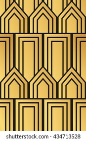 Art Deco vintage wallpaper pattern. 