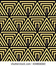 Art Deco  vintage wallpaper pattern. 
