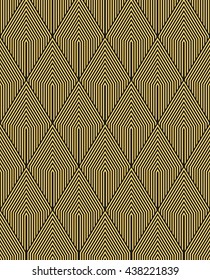 Art Deco vintage wallpaper pattern. 