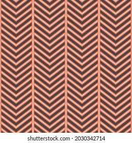 Art Deco zigzag seamless pattern for modern fabrics, textiles, decorative pillows.  Vector.