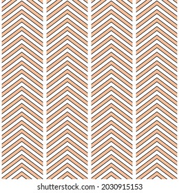 Art Deco zigzag seamless pattern for modern fabrics, textiles, decorative pillows.  Vector.