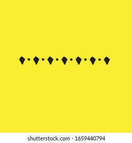 Art Decoration with black yellow element bright day