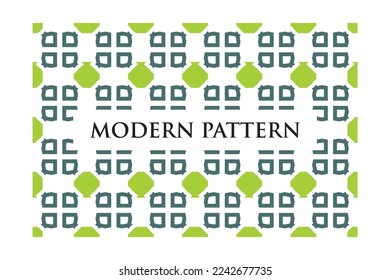 Art Decoration Seamless Pattern on White Background
