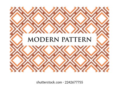 Art Decoration Seamless Pattern on White Background