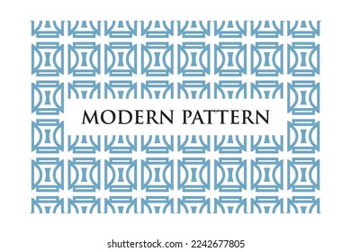 Art Decoration Seamless Pattern on White Background