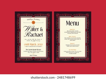 Art Decoratives Wedding Invitation Template