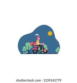 A art of a delivery service