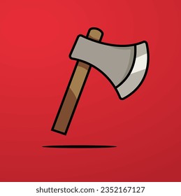 The art design for the axe icon is a powerful visual combination of artistic elements and symbolism associated with the axe.