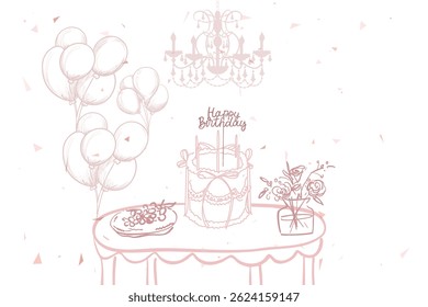 art  design of birthday party