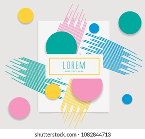 Art design for brochure, cover, template, decorated, flyer, presentations. Abstract concept graphic element. Rendy geometric elements. 